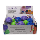 Wholesale Spiky Massage Balls (7.5 cm, 9.0 cm) Displayer of 12